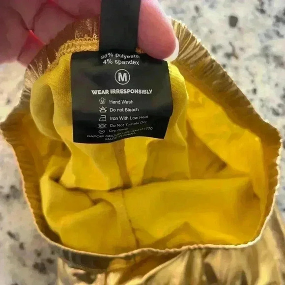 Kapow meggings gold mens leggings - Picture 4 of 4